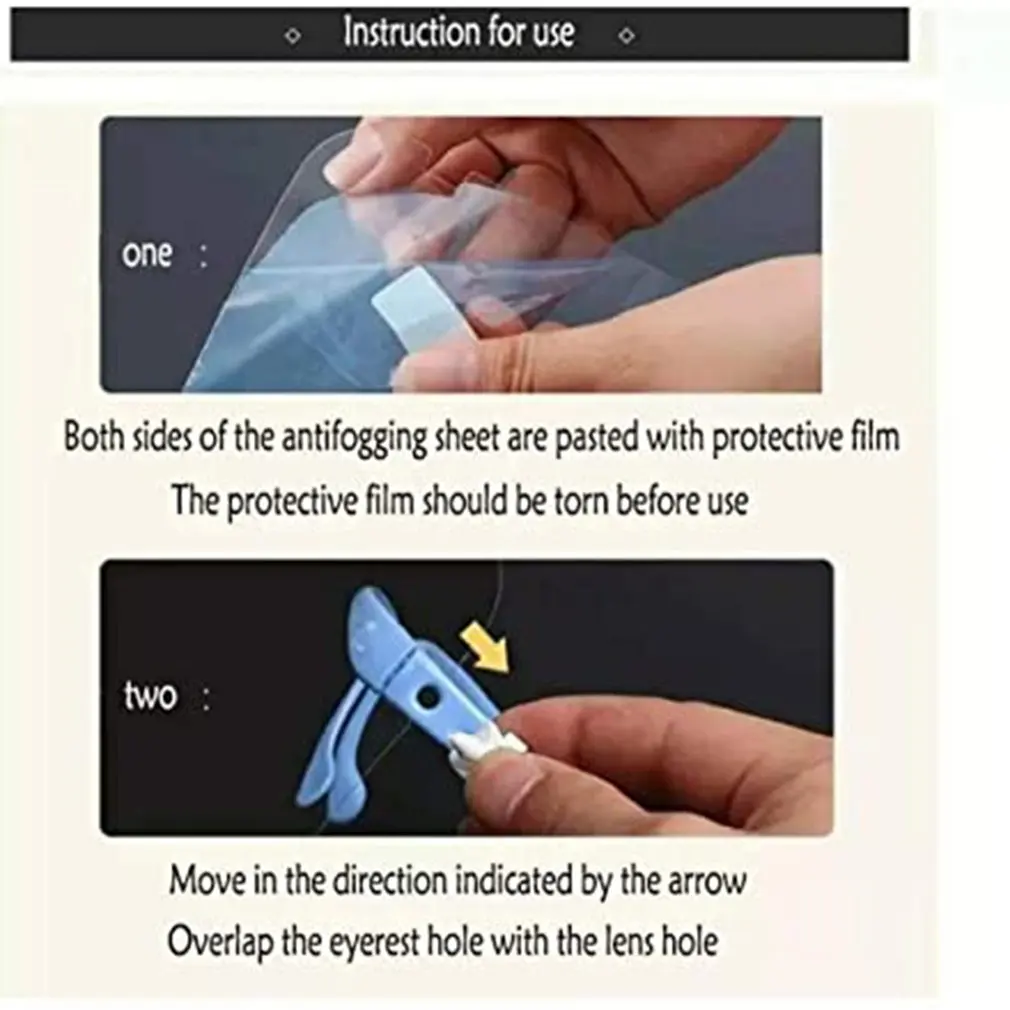 Transparent Face Visor Full Face Protective Shield Visor Safety Face Shield Eye Protection Anti-Splash Facial Cover