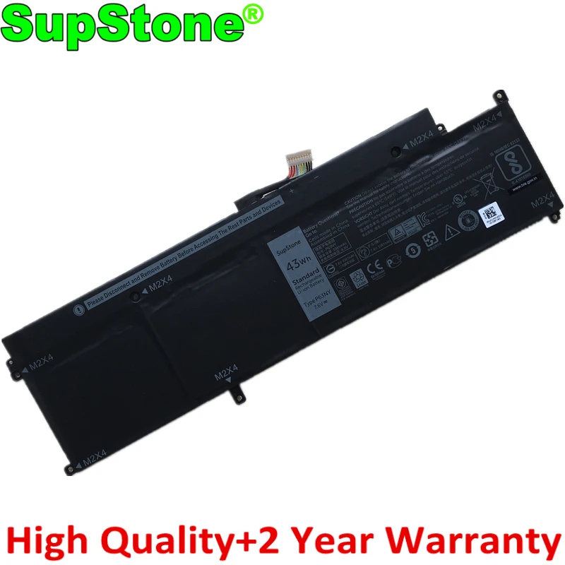 

SupStone New P63NY XCNR3 Laptop Battery For Dell Latitude E7370,13(7370) P67G MH25J N3KPR WY7CG 34Wh or 43Wh 7.6V