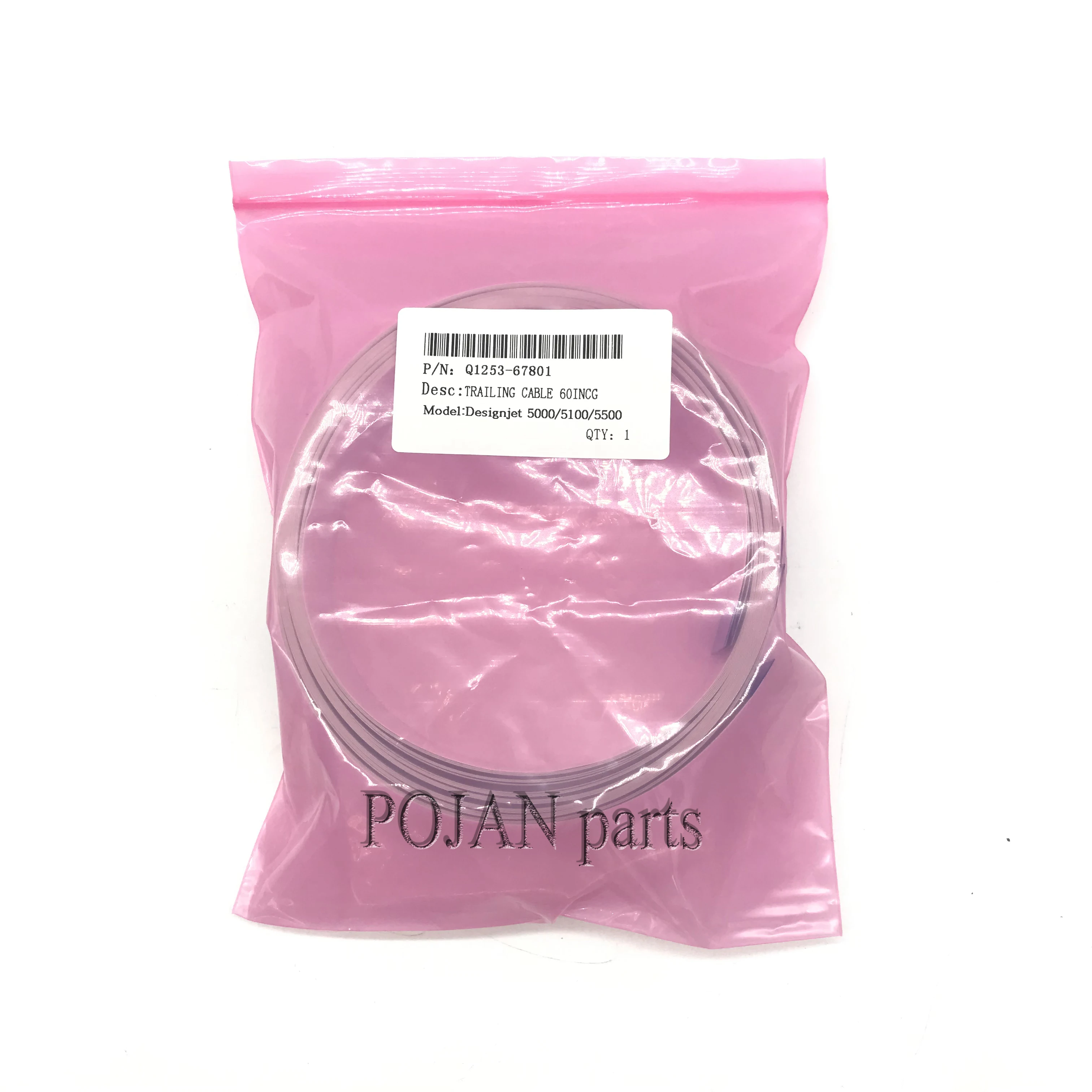 

Q1253-67801 Trailing Cable 60inch for DesignJet 5500/5100/5000 Compatible NEW Plotter Parts POJAN