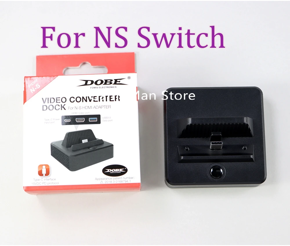 5pcs for Switch HDMI-compatible adapter Portable Base Station With Type-C Video Converter Dock Charger