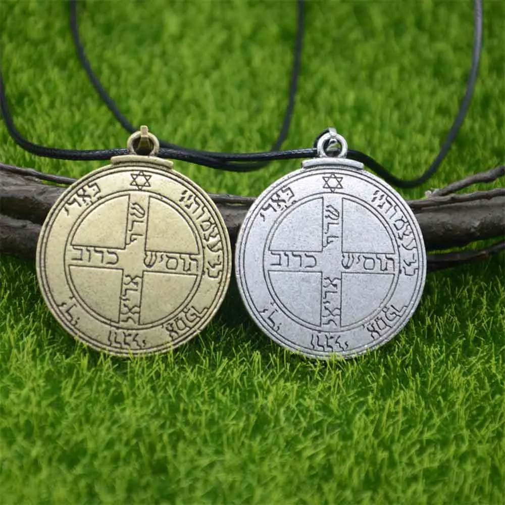 Pentacle Of Jupiter Seal Pendant Key Of Solomon Amulet Talisman Men Necklace Jewish Jewelry Women Gifts