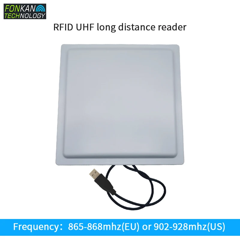 FONKAN 860-920MHz 9dBi Antenna Lntegrated UHF RFID Reader TCP/IP Interface PR9200 Free SDK