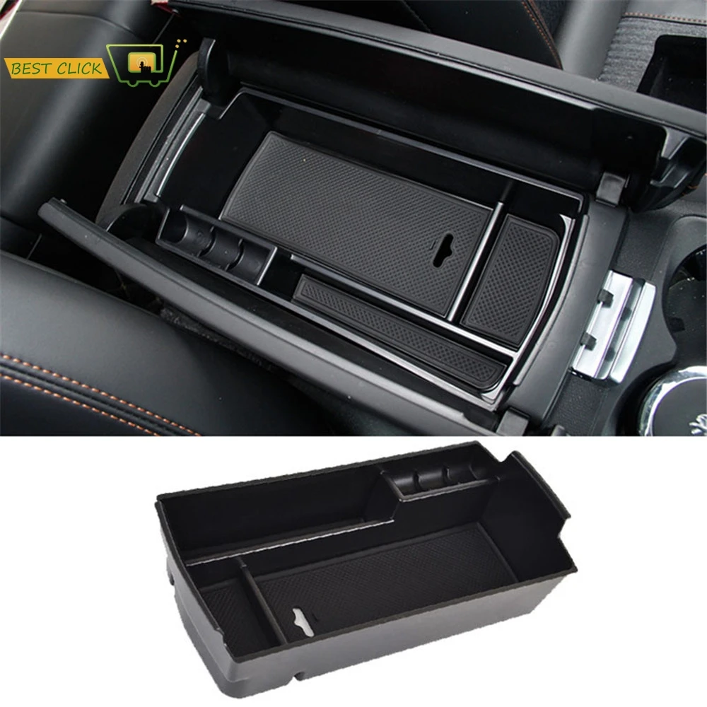 Cars Armrest Storage Box Tray Container Holder For PEUGEOT 3008 5008 2017 2018 2019 2020 2021 2022 2023 Car Parts Accessories