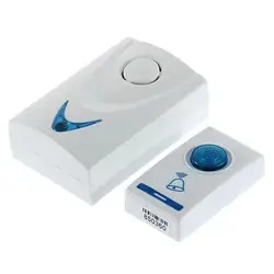 Doorbell 32 Tune Songs LED Wireless Chime Doorbell Remote Control Door Bell Home Security 2020