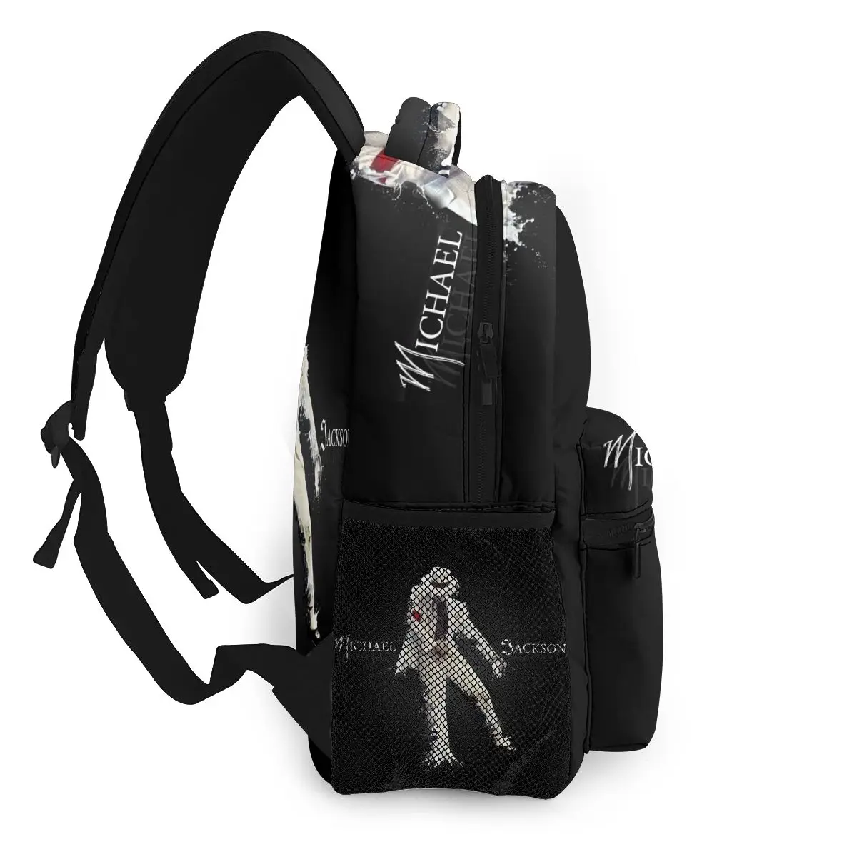 Michael Jackson-mochila de viaje para niños y niñas, morral escolar para adolescentes