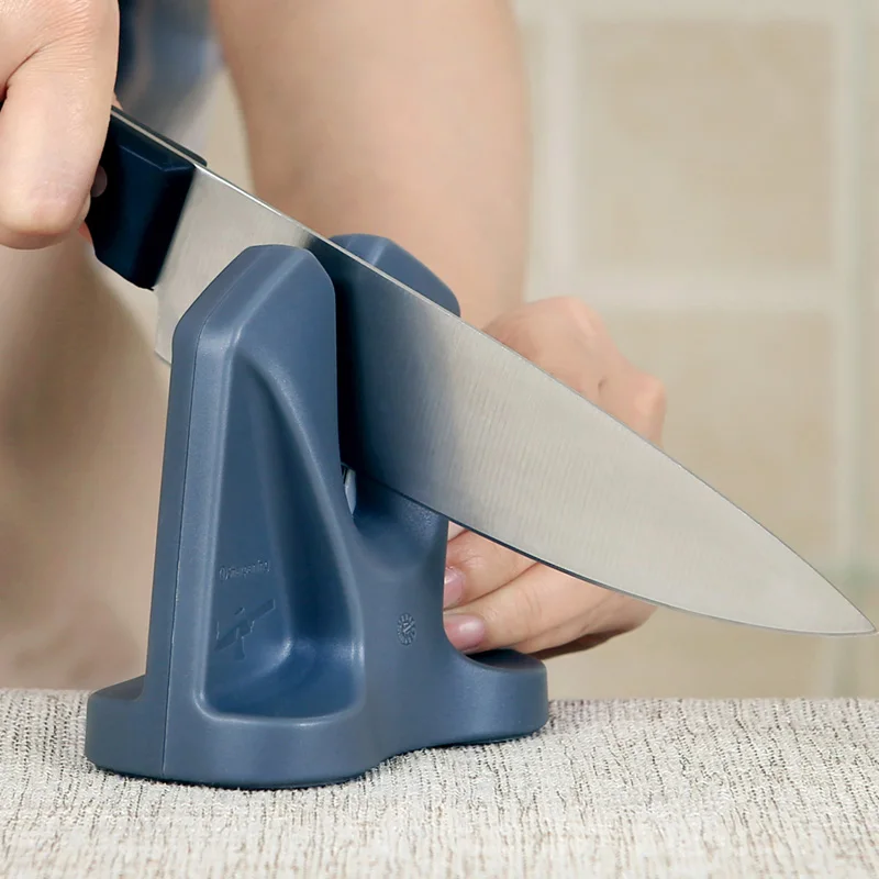 RISAMSHA Kitchen Knife Sharpener  Knife Sharpening System Kitchen Accessories Scissor Professional Knife Sharpener