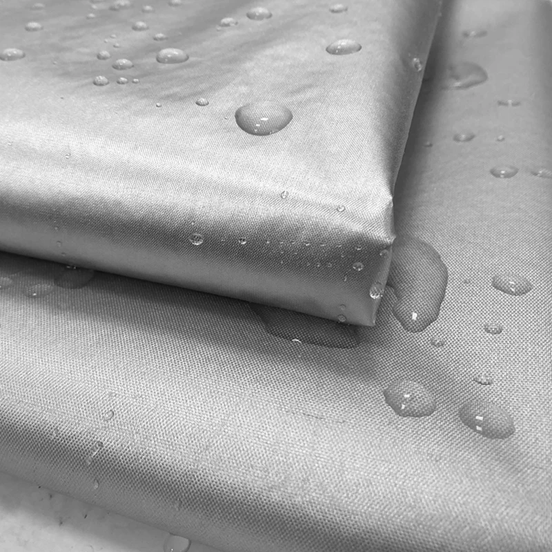 1*1.5 Silver Oxford Cloth PP Cotton Waterproof Car Cover Composite Polyethylene Filled With Solar fabric