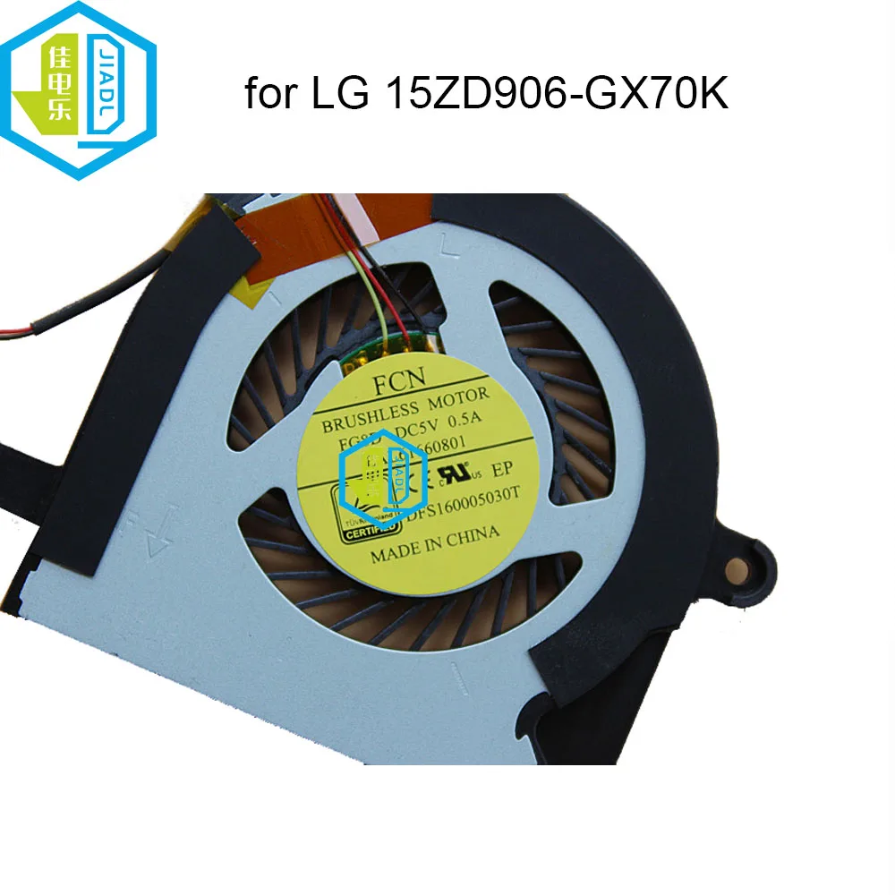 Imagem -03 - Ventiladores de Refrigeração da Cpu do Computador para lg Gram 15 15zd960-gx70k 15z960 Lg15zd960 Eal61860801 Ventilador do Radiador do Refrigerador do Processador do Portátil Dc5v
