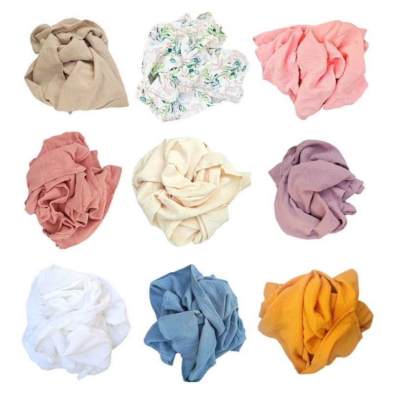 

Muslin Cotton Baby Blanket Newborn Swaddle Warp Bed Baby Photography Props Newborn Bath Towel