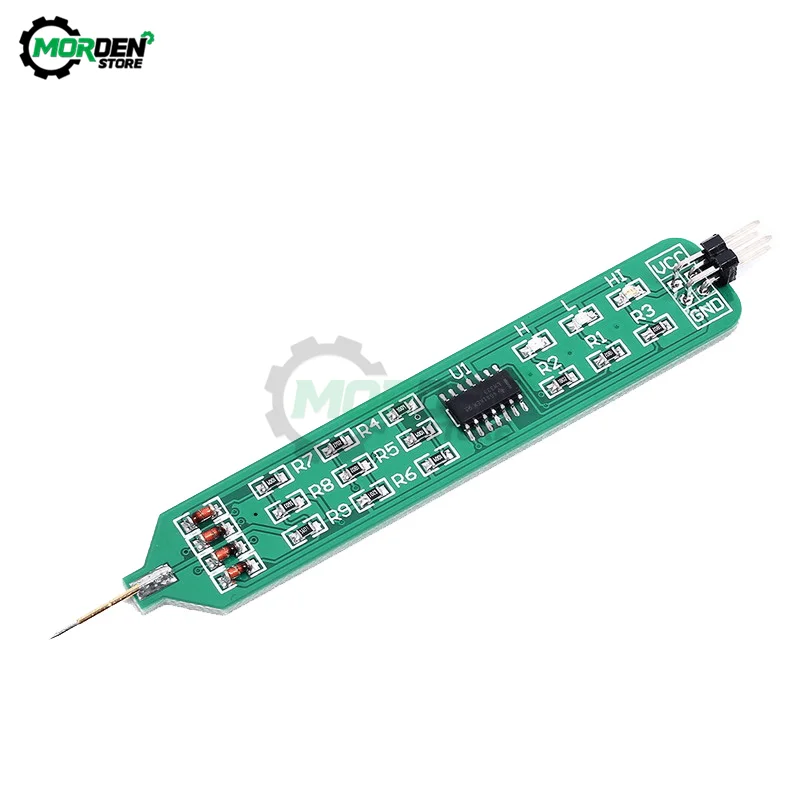 5V 3.3V Logic Tester Pen High Low Level Tester Digital Circuit Debugger Logic Pulser Analyzer Detecting Probe W/ Dupont Line