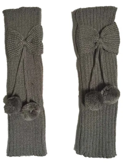 Beliebte Herbst Mädchen Schmetterling Knoten Ball Socke Abdeckung Gestrickte Wolle Boot Abdeckung Bein Schutz Abdeckung Winter Beinlinge Frauen – Detail 7