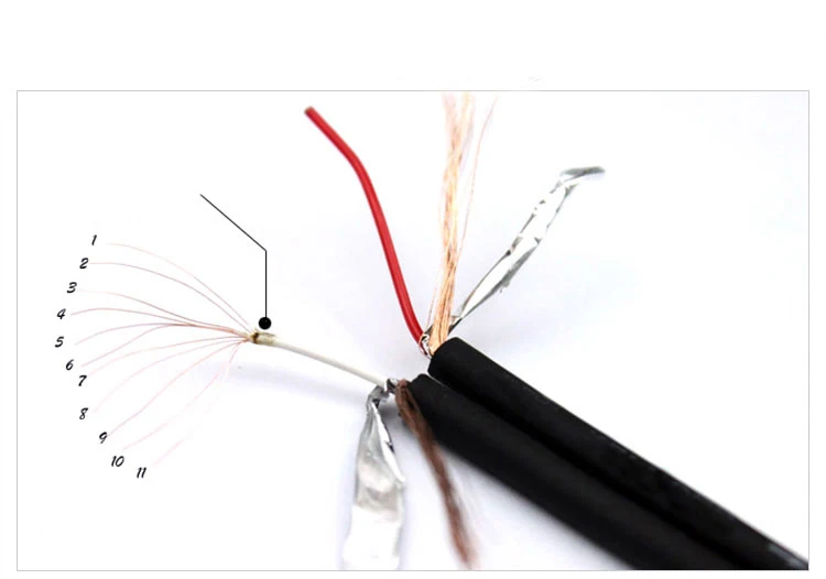 Cable de Audio estéreo HiFi macho a 2 RCA, 3,5mm, para teléfono móvil, portátil, TV, altavoces, caja de 0,2 m, 1,5 m, 3m, 5m