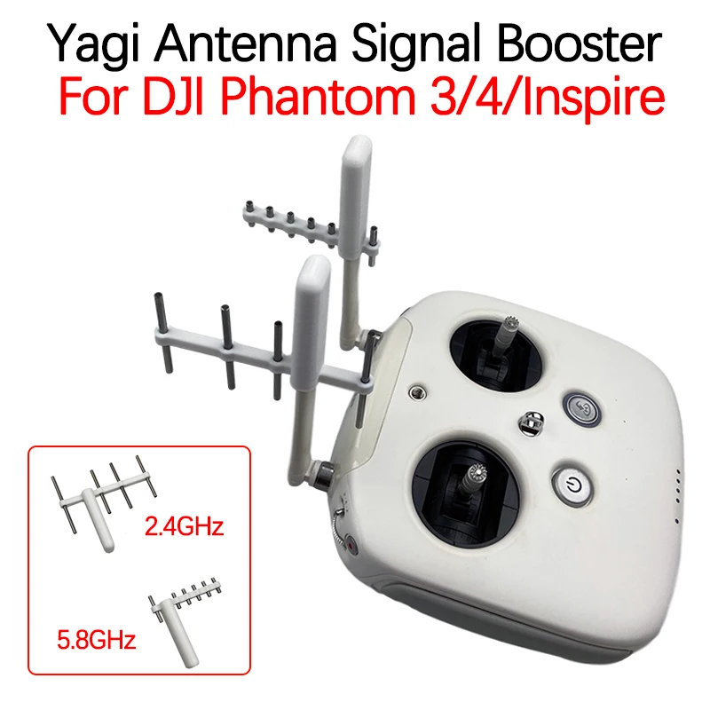 Per DJI Phantom 3A 3P 4K Drone telecomando Booster di segnale Phantom 4A 4P V2.0 Inspire Yagi Antenna accessorio a portata estesa