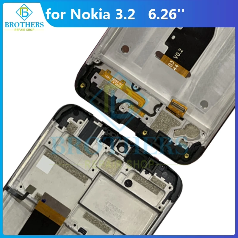 LCD Screen for Nokia 3.2 LCD Display for Nokia TA-1156 TA-1159 TA-1164 LCD Assembly Touch Screen Digitizer Phone PartS Tested