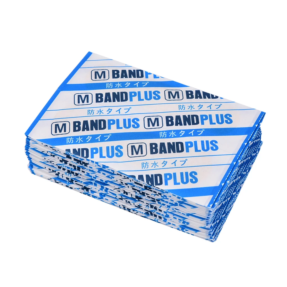 50Pcs Translucent Or Nontransparent Bandage 72 * 19mm Water-proof,External Dressing Band Aid Kit Accessories 