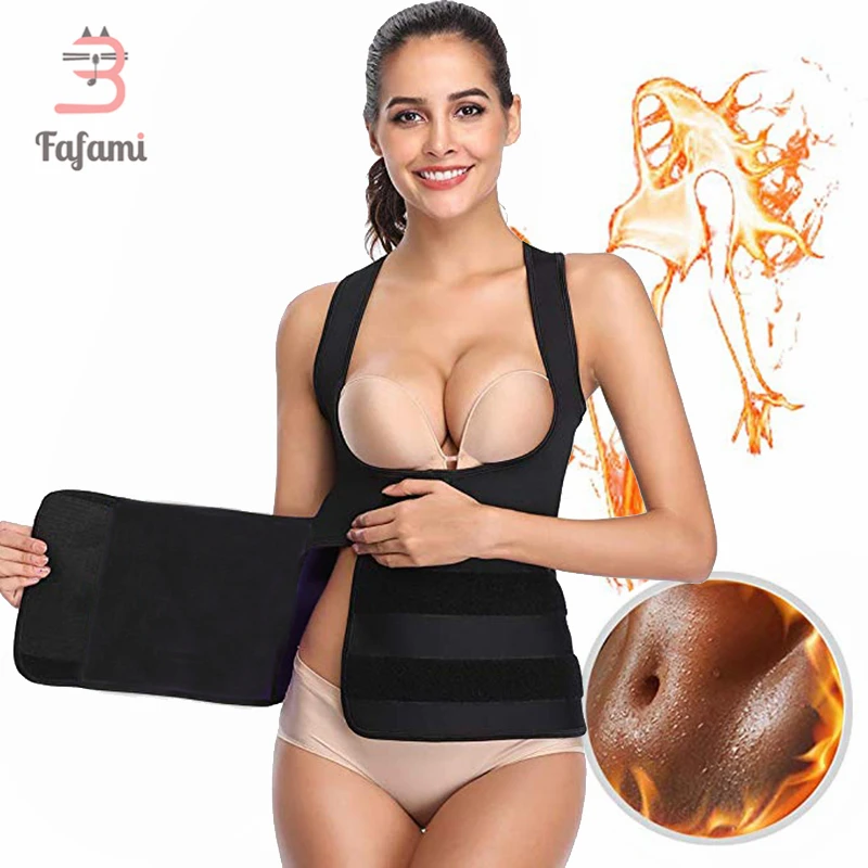 Postpartum Bandage Belly Band Weight Loss Slimming Corset Body Shaper Women Hot Neoprene Tanks Fat Burn Sweat Sauna Underwear