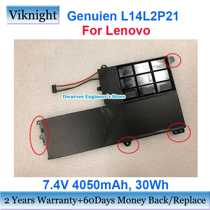 

Genuine L14L2P21 7.4V 4050mAh Laptop Battery Tpye3 For Lenovo Yoga 500 IdeaPad 720 S41 L14M2P21 SB10W67230 5B10W67232 5B10G78610