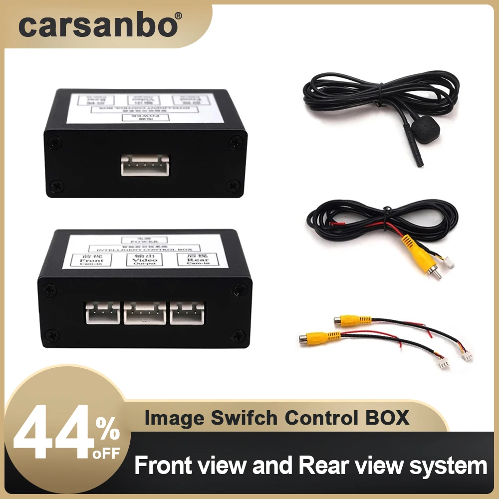 Car Cameras Front view and Rear View camera Image Switch Control Box Front and side camera system