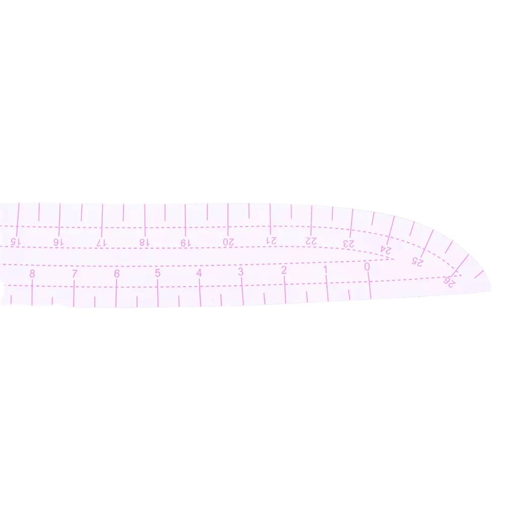 Multifunctional Sewing Tools Soft Plastic Comma Shaped Curve Ruler Styling Design Ruler French Curve 30 X 11cm Curve Ruler