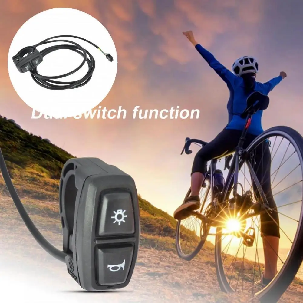 E-bike Switch  Sensitive   Horn Headlight Bicycle On Off Switch  Electric Bicycle Switch Practical