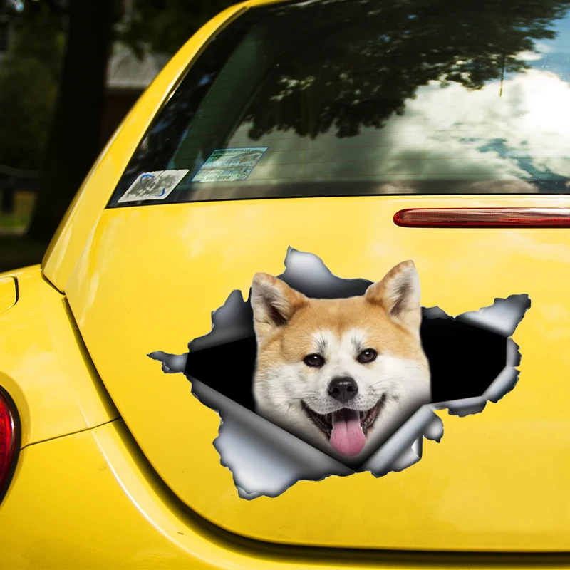 

Akita Dog Pet Animal Self-adhesive Decal Car Sticker Waterproof Auto Decors on Bumper Rear Window Laptop Choose Size #S60448