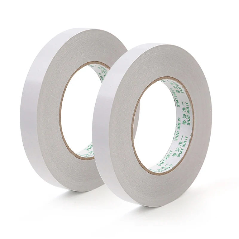 8M White Double Sided Adhesive Tape Paper Strong Ultra-thin Cotton Double-sided  Tape