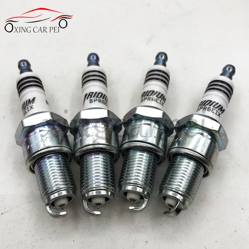 Brand New 4pcs iridium Spark Plug BPR6EIX 6637 for AUDI for BMW for SUBARU for NISSAN for BPR6EIX-6637