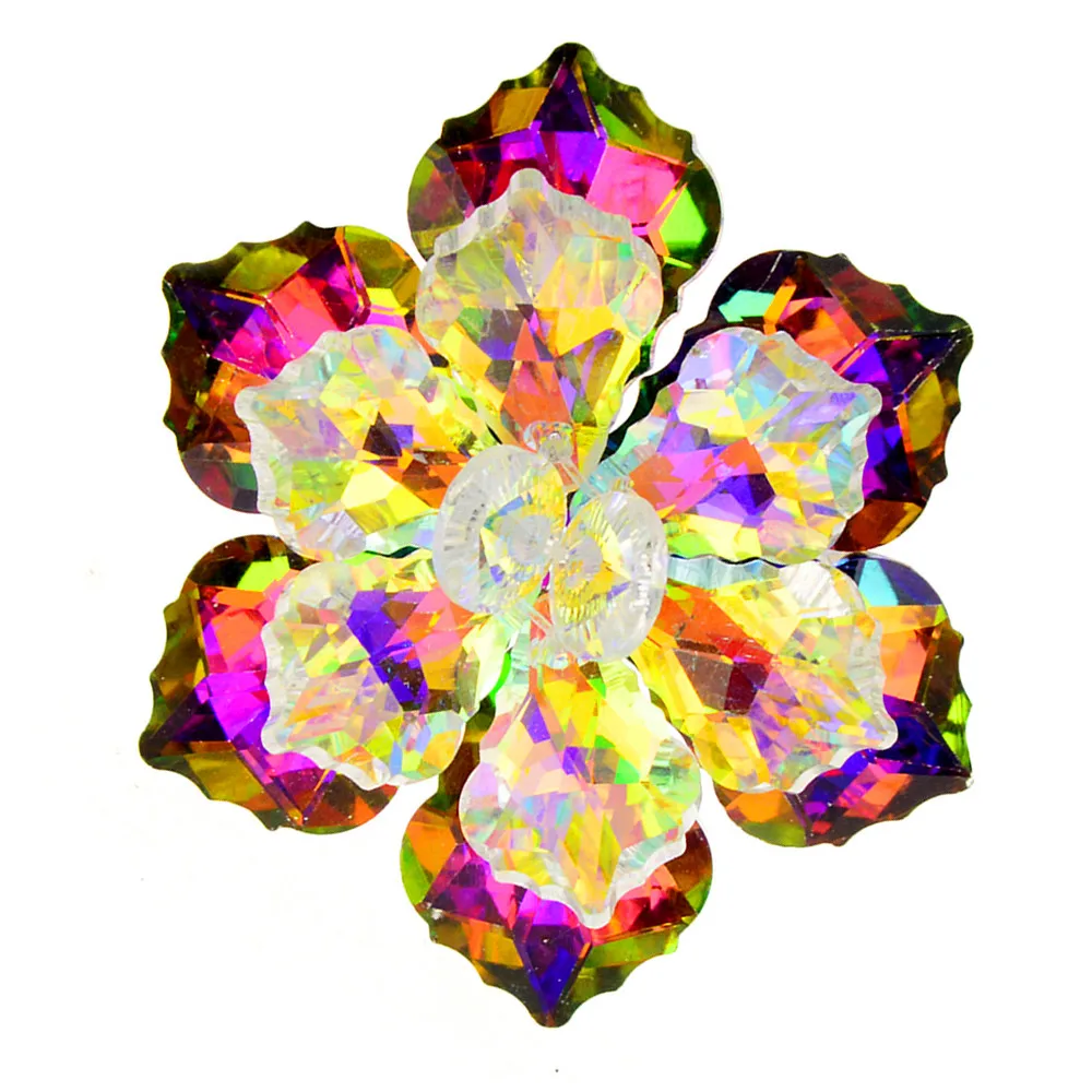 CINDY XIANG Shining Crystal Flower Brooches For Women Handmade Winter Fashion Pin 20 Colors Available Party Accessories