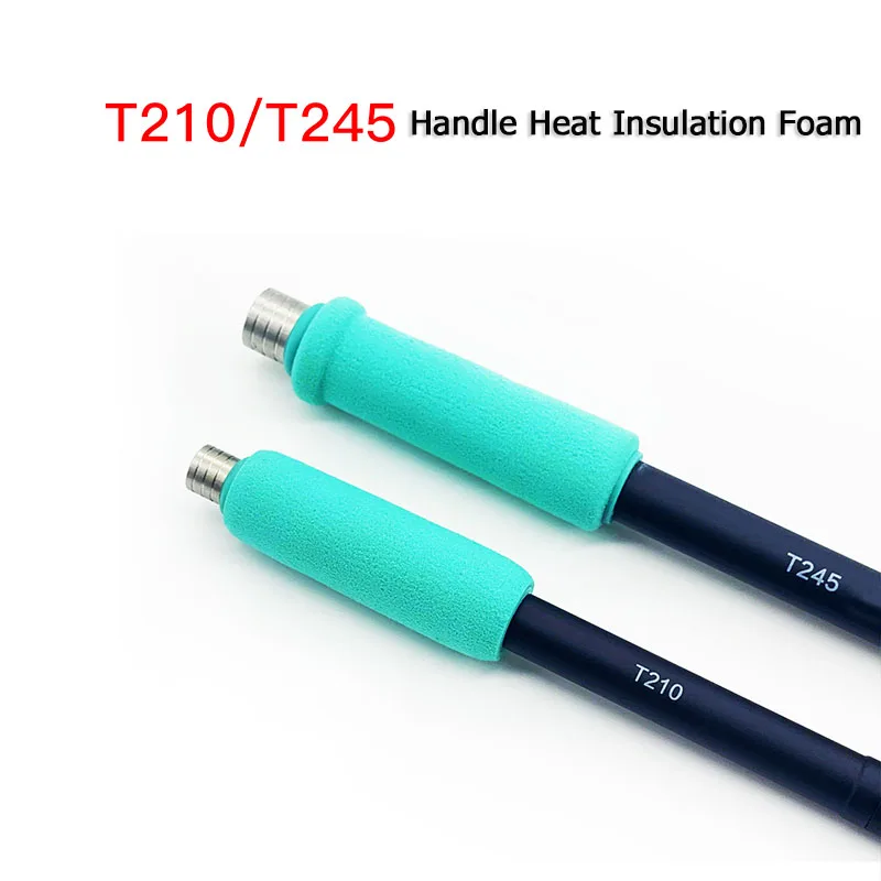 C210/C245 Handle Heat Insulation Rubber Foam Thermal Protective Sponge Tube For T210 T245 Soldering Station Replacement Part