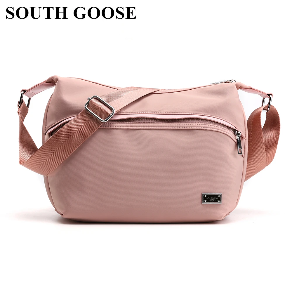 

SOUTH GOOSE Brand Women Nylon Shoulder Bags Luxury Handbags Female High Quality Waterproof Crossbody Bag Casual Portable Totes