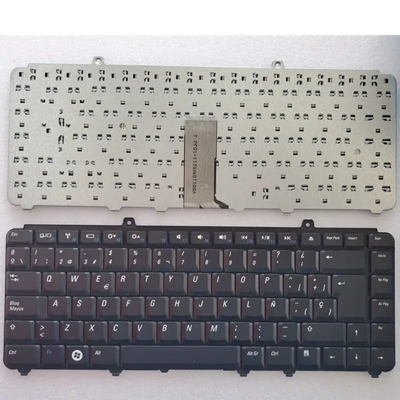 Hiszpańska klawiatura do laptopa/ноутбука Dell inspiron 1400 1520 1521 1525 1526 1540 1545 1420 1500 Silver SP Teclado QWERTY