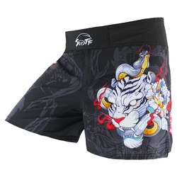 Pantalon de boxe pour homme, jujitsu, ningféroce, combat, kickboxing, tiger muay-thaï, court, bon marché