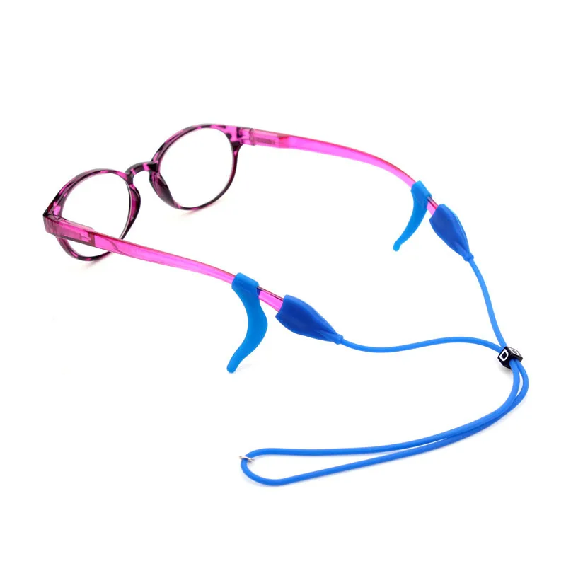 12Colors Silicone Children Glasses Chains Eyeglasses Glasses Sunglasses Strap Sport Band Cord Holder For Kids And Adult