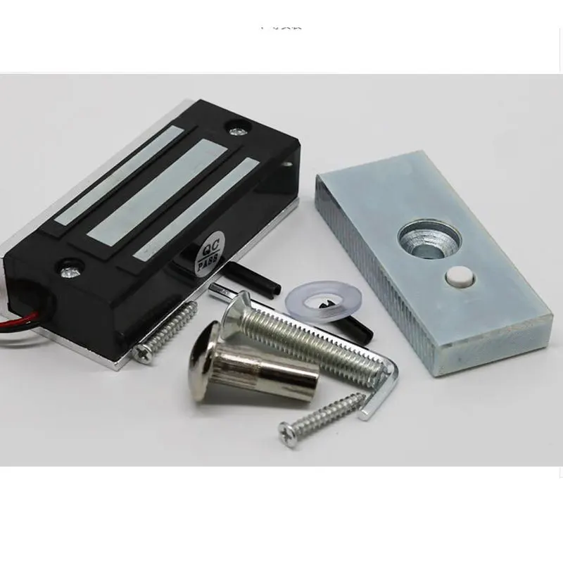 60KG 100lbs 12V Electromagnetic Lock Electronic Electric Magnetic Lock Cabinet Mini Door Locks