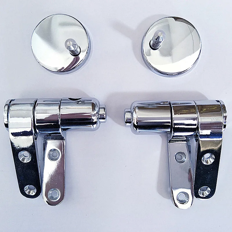 Resin Solid Wood Toilet Seats Cover Cushion Quick Release Silver Hinge Stainless Steel Fixing Bracket Hinge Fittings,FL21095