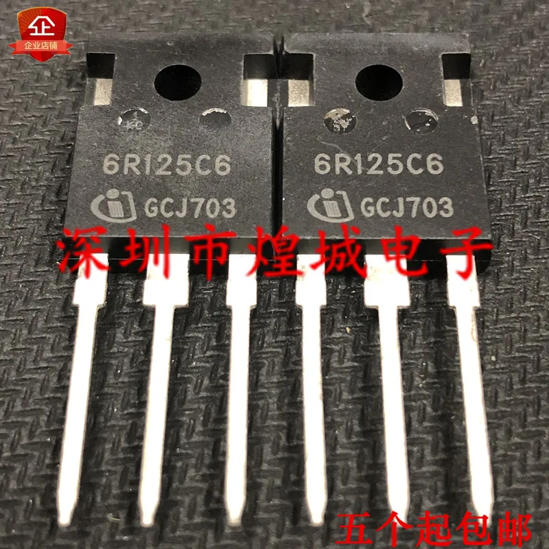 10PCS/Lot   6R125C6 IPW60R125C6  TO-247 650V 89A