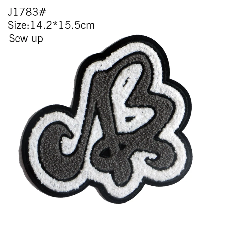 1pcs Lovely Towel Embroidery Alphanumeric Iron Patch Decal Children's Clothing Bag Sewing Badge Jeans Patch Accessories