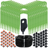 SPRYCLE 30M 3/5MM 1/8'' Hose Garden Drip Arrow Watering Kit 2L/4L/8L 4-Way Connector Drip Irrigation System Bonsai Greenhouse