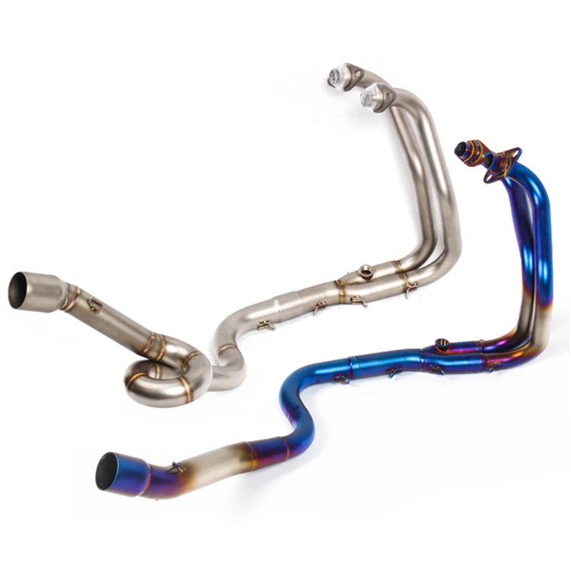 For Ninja250 for Nanja300 for Ninjia400 Motorcycle Exhaust Muffler Contact Middle Pipe for Ninja 250R 250 300 400 front pipe