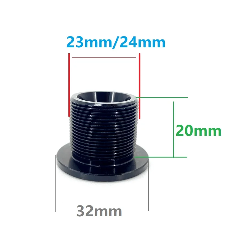 Litepro M23 M24 rower składany trzpień śruba mocująca 23mm 24mm składany trzpień śruba ze stopu aluminium 28.6mm przedni widelec śruby trzpienia