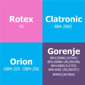 2dílná čepel pro pekárnu chleba, díly, nůž, hnětač pro Gorenje BM1200 1400 BMP02 Clatronic 2865 SilverCrest SBB 850 EDS A1 10 nejlepší prodej Díly pro pekárny chleba Silvercrest - №1