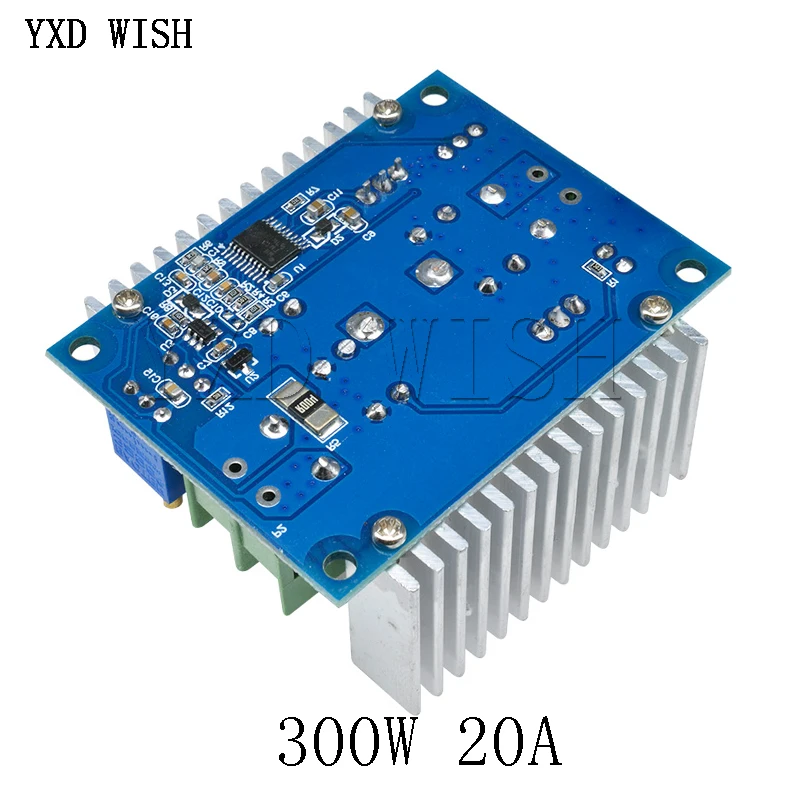 300W 20A DC-DC Adjustable Step Down Buck Converter Module Constant Current Voltage Regulator Power Supply Transformer LED Driver