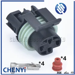 5 sets 4 Pin 1.5mm series Metri-Pack 150 Sealed Female Electrical Connector 12065298 Oxygen Sensor Plug for Delphi