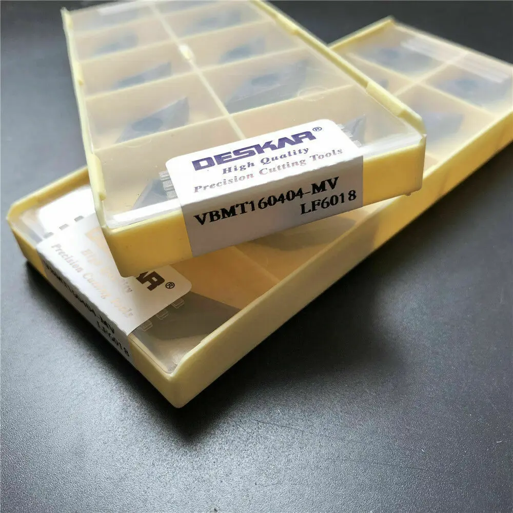 CNC Sisipan Karbida VBMT160404 MV LF6018 Ini Adalah Bantuan Gelembung VBMT331Indexable Memutar Penggilingan