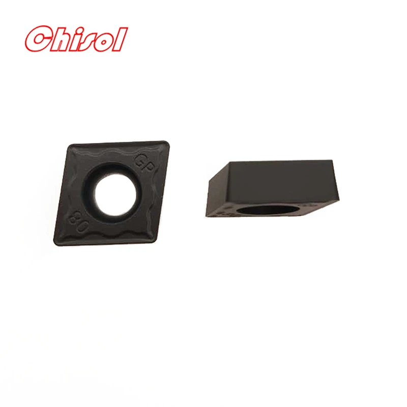 Cnc แทรกคาร์ไบด์ CCMT060204-GP CCMT060208-GP CCMT09T304-GP CCMT09T308-GP CCMT120404-GP GP1115 GP1125 การประมวลผลเหล็ก