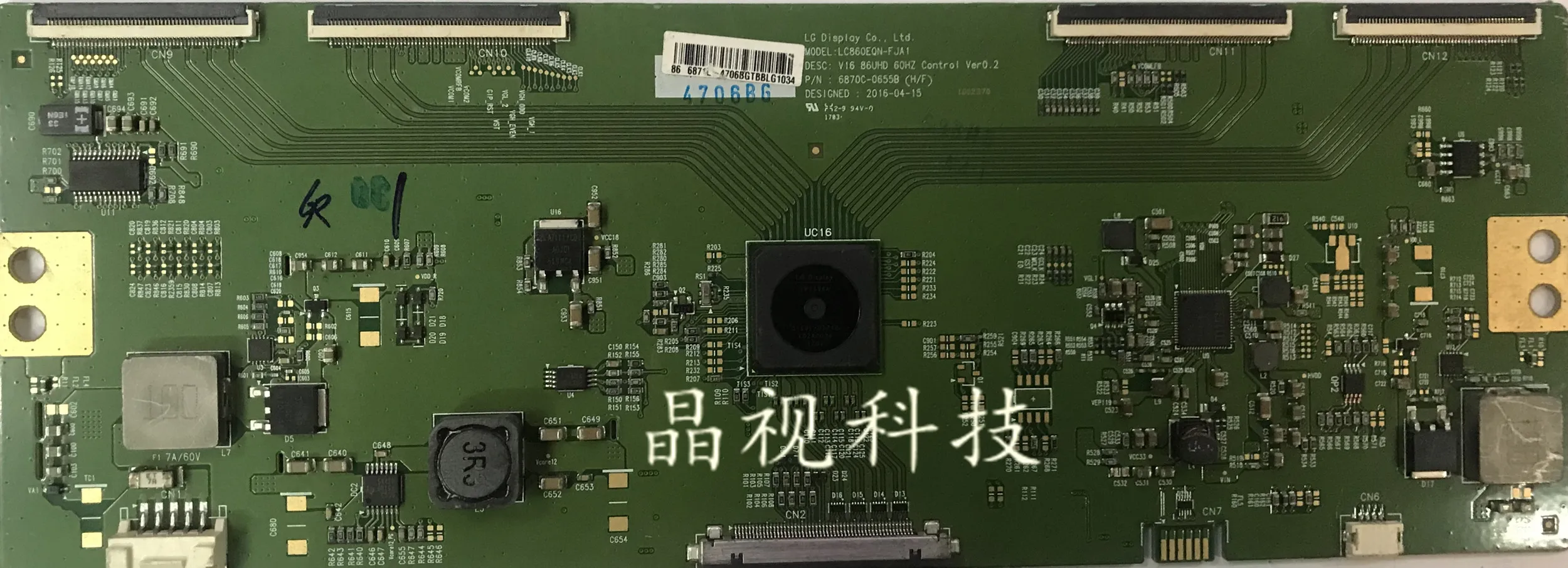 Panneau logique t-con d'origine pour Module TV 55 pouces, pour CTRL BD