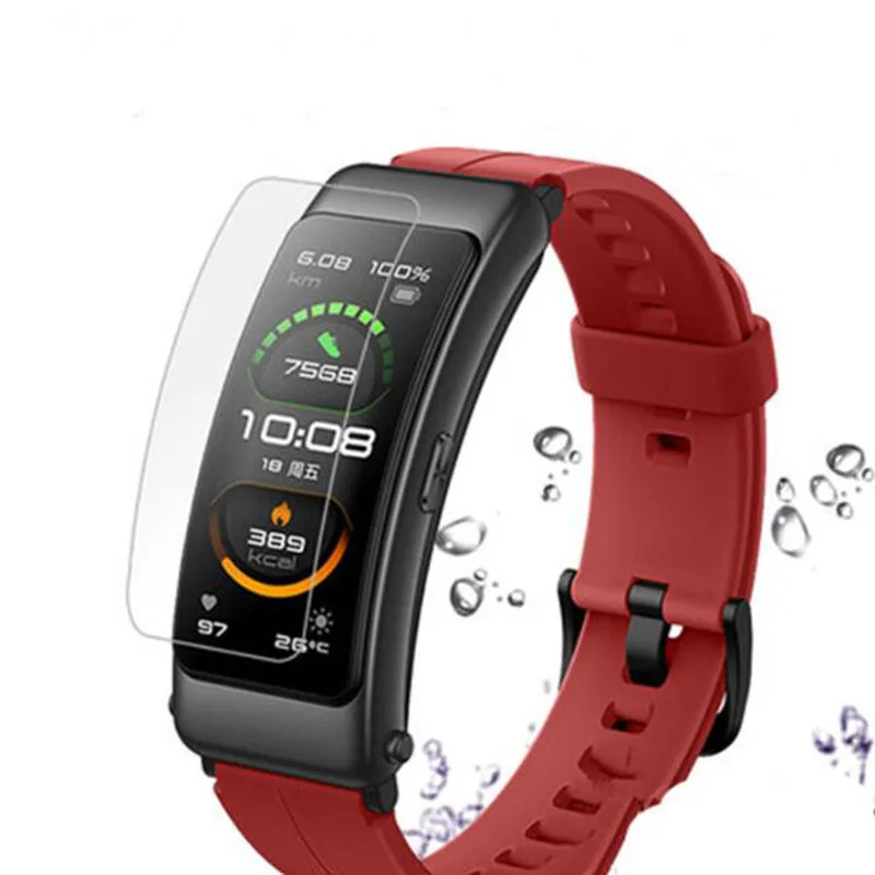 5 шт. прозрачный мягкий силиконовый чехол из ТПУ Smartband Защитная пленка для Huawei TalkBand Talk Band B6 смарт-браслет не оставляющее отпечатков пальцев