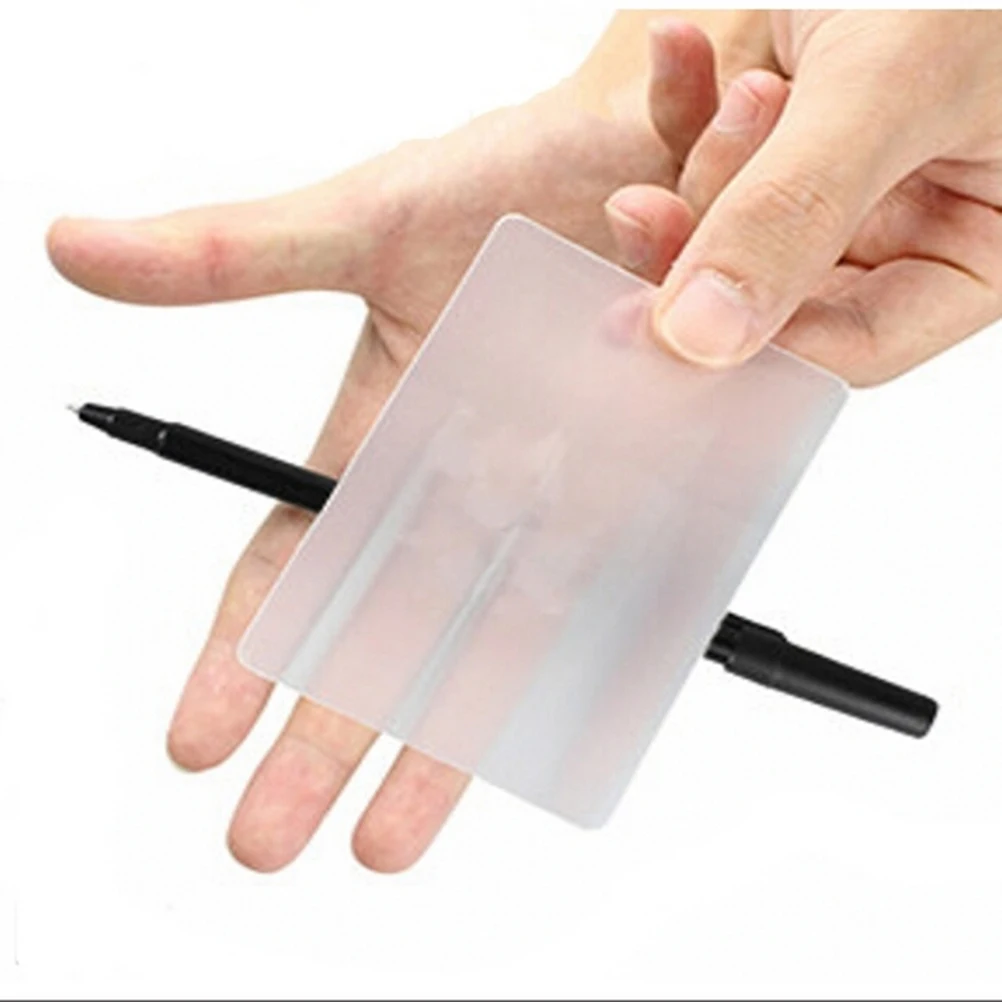 Hot Sale Card Magic Perspective Distortions Distorted Visual Magic Tricks Set Close Up Street Magic Toys For Children