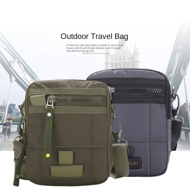 

Fashionable Multifunctional Backpack Men Casual Large-capacity Lightweight Chest Bag Trendy All-match Travel Nylon Shoulder Bag