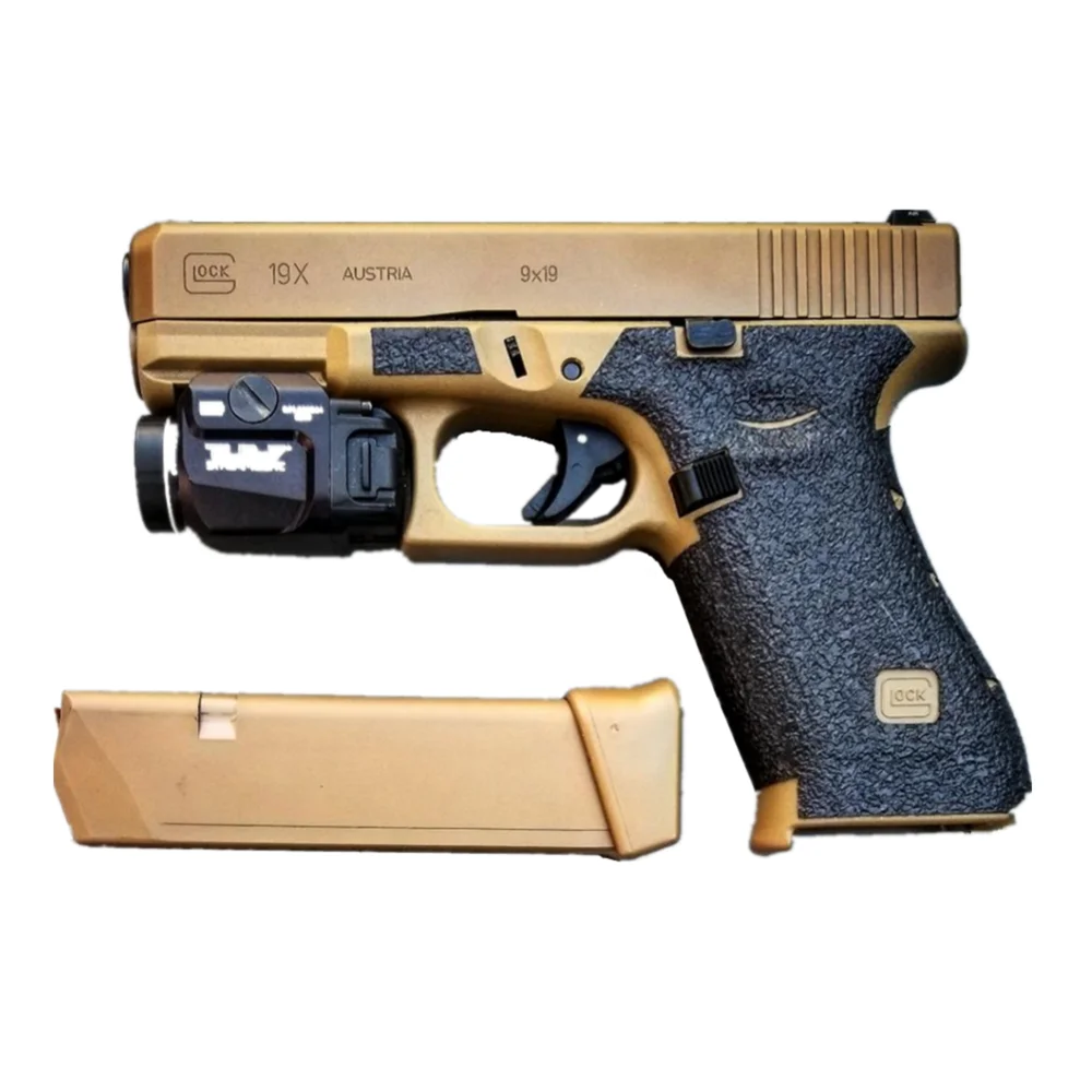 Non-slip Rubber Texture Grip Wrap Tape Glove for Gen 1/2/3/4/5 Glock 17 19 25 26 43X Pistol Gun Holster 9mm
